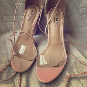 Simmi London Harley nude heels